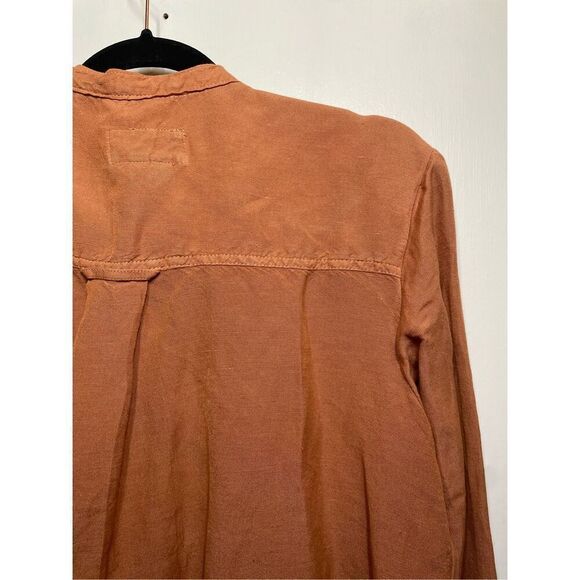 Anthropology Pilcro Ruffled Placket Shirt size M - Picture 11 of 14